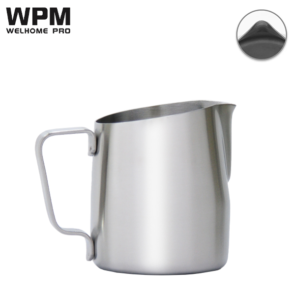 1904斜口拉花杯300ml烤漆（尖嘴）砂光  |WPM 品牌專區