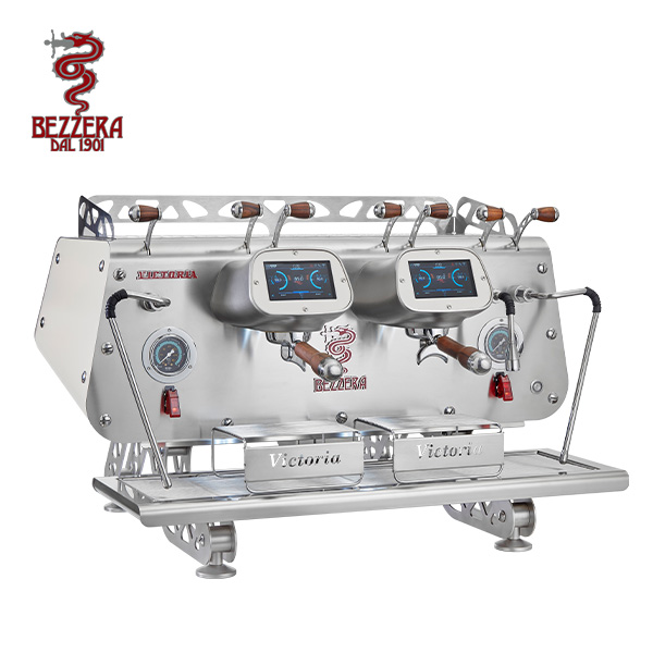 BEZZERA 貝澤拉 VICTORIA DE 雙孔營業機 白 220V  |BEZZERA 營業用 咖啡機