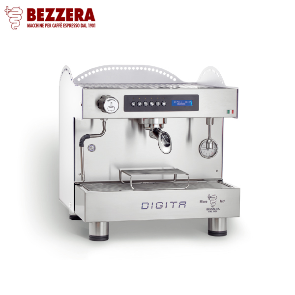 BEZZERA 貝澤拉 DIGITA DE 單孔營業機 白 220V  |BEZZERA 咖啡機