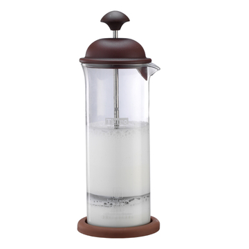 【停產】TIAMO 玻璃奶泡杯 400ml 附底墊  |【停產】非電器產品