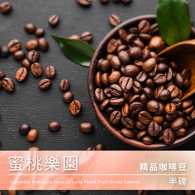 Tiamo 精品咖啡豆 蜜桃樂園 半磅  |精品咖啡豆 買三送一